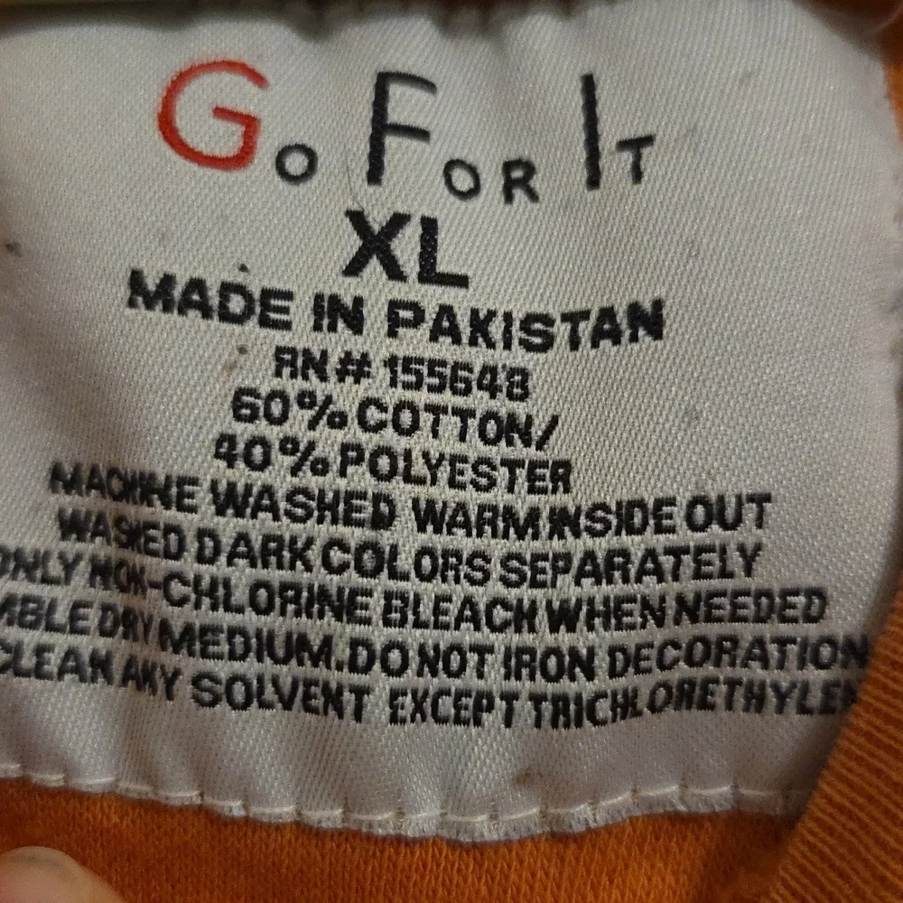 New York Orange Pullover - Picture 3 of 3